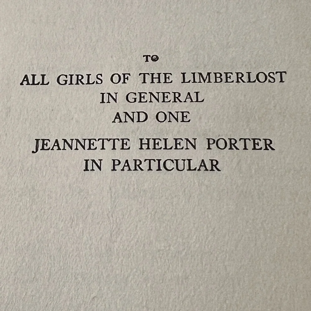 A Girl Of The Limberlost Gene Stratton Porter 1909 Hardcover 1st Edition Book